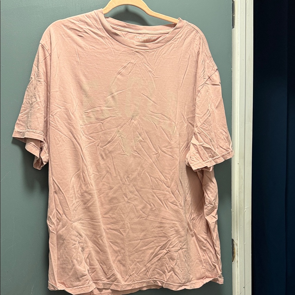 American Eagle Outfitters Light Pink Short Sleeve Tee